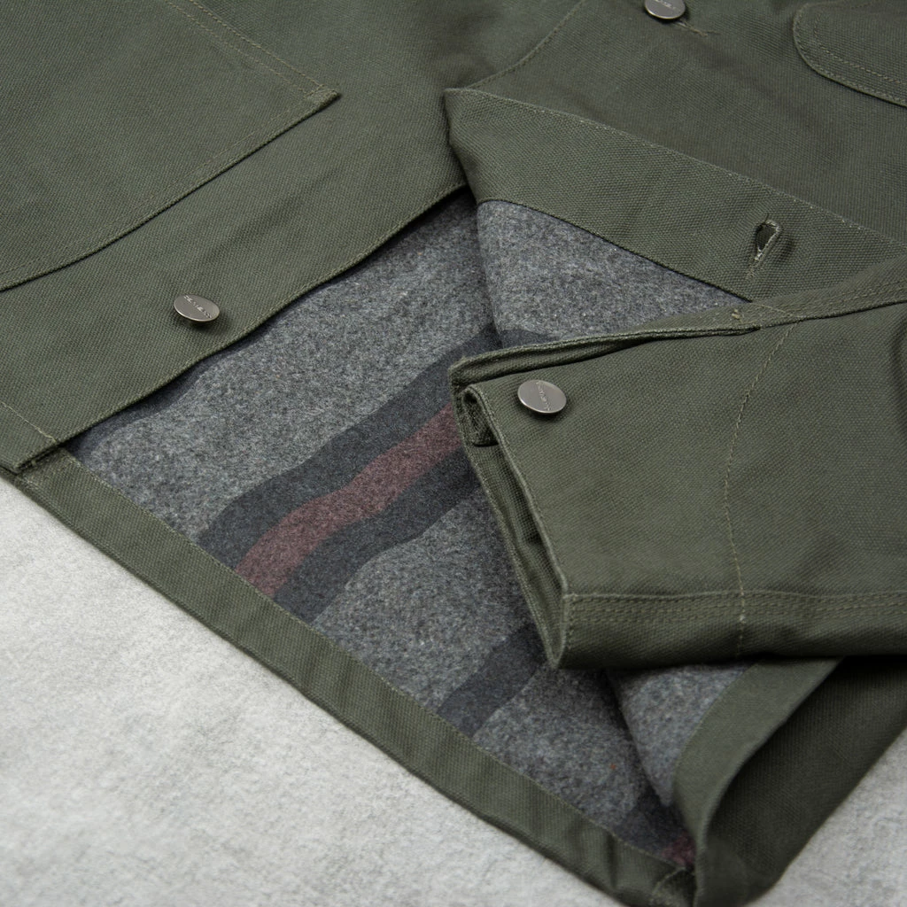 Carhartt WIP Michigan Lined Chore Coat AW - Boxwood 4 Carhartt WIP Michigan Lined Chore Coat AW - Boxwood - Image 2