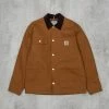 Carhartt WIP Michigan Lined Chore Coat AW - Hamilton Brown Brown Rigid -Nudie Barney Shop MichiganLinedChoreCoatAW HamiltonBrownBrownRigid1 1024x1024