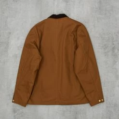 Carhartt WIP Michigan Lined Chore Coat AW - Hamilton Brown Brown Rigid 8 Carhartt WIP Michigan Lined Chore Coat AW - Hamilton Brown Brown Rigid -Nudie Barney Shop MichiganLinedChoreCoatAW HamiltonBrownBrownRigid4 1024x1024