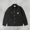 Carhartt WIP Michigan Rinsed Chore Coat - Black / Black -Nudie Barney Shop MichiganRinsedChoreCoat Black Black1 1024x1024