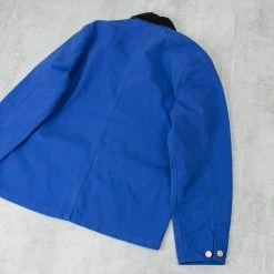 Carhartt WIP Michigan Rinsed Chore Coat - Lazurite / Black 8 Carhartt WIP Michigan Rinsed Chore Coat - Lazurite / Black -Nudie Barney Shop MichiganRinsedChoreCoat Lazurite Black4 1024x1024