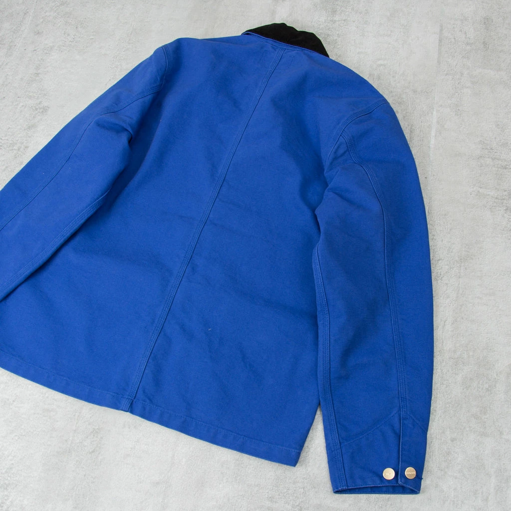 Carhartt WIP Michigan Rinsed Chore Coat - Lazurite / Black 5 Carhartt WIP Michigan Rinsed Chore Coat - Lazurite / Black - Image 3