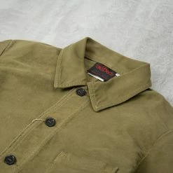 Alternative view of Vetra Moleskin Workwear Jacket 5C - Olive