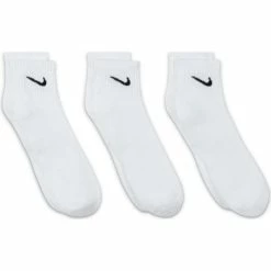 NIKE U NK EVERYDAY CUSHION ANKLE 3PAIR SX7667-100 WHITE