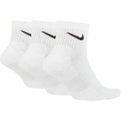 Alternative view of NIKE U NK EVERYDAY CUSHION ANKLE 3PAIR SX7667-100 WHITE