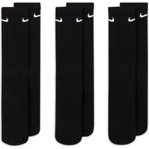 NIKE U NK EVERYDAY CUSHION CREW 3PAIR SX7664-010 BLACK 3 NIKE U NK EVERYDAY CUSHION CREW 3PAIR SX7664-010 BLACK