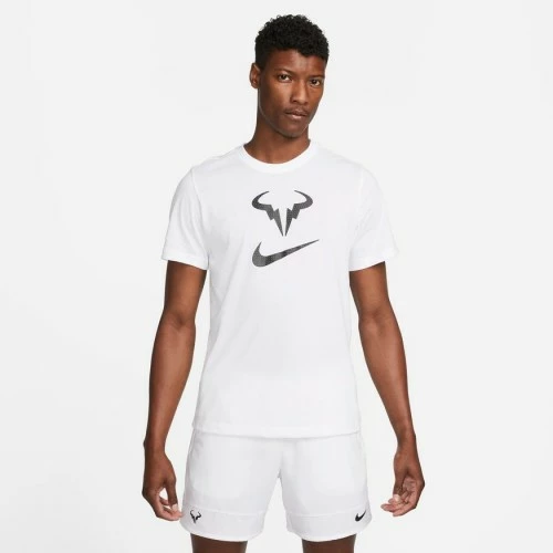 NIKE NKCT DRIFIT RAFA T-SHIRT DR7723-100 WHITE 3 NIKE NKCT DRIFIT RAFA T-SHIRT DR7723-100 WHITE
