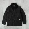 Carhartt WIP Newman Coat - Black Heavy Stone Wash -Nudie Barney Shop NewmanCoat BlackHeavyStoneWash1 1024x1024