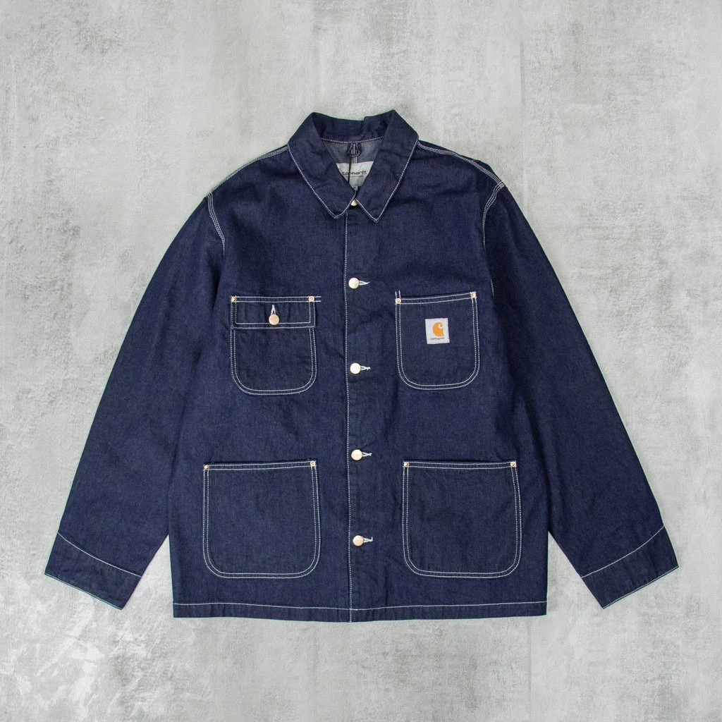 Carhartt WIP OG Chore Coat - Blue One Wash 3 Carhartt WIP OG Chore Coat - Blue One Wash