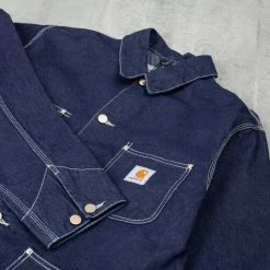 Alternative view of Carhartt WIP OG Chore Coat - Blue One Wash