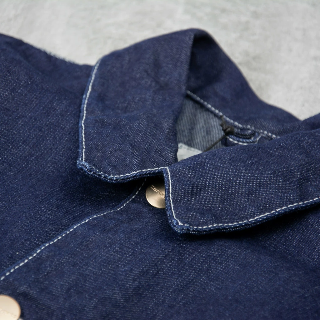 Carhartt WIP OG Chore Coat - Blue One Wash 6 Carhartt WIP OG Chore Coat - Blue One Wash - Image 4