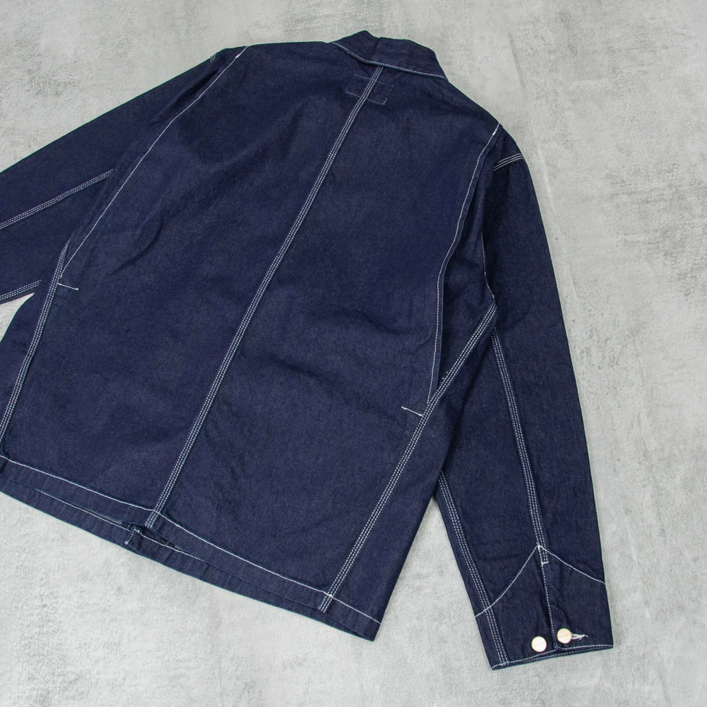 Carhartt WIP OG Chore Coat - Blue One Wash 5 Carhartt WIP OG Chore Coat - Blue One Wash - Image 3