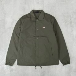 Dickies Oakport Coach Jacket - Olive Green