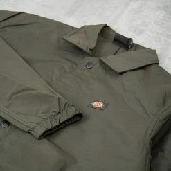 Alternative view of Dickies Oakport Coach Jacket - Olive Green