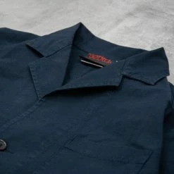 Alternative view of Vetra Overdyed Light Workwear Blazer - Navy