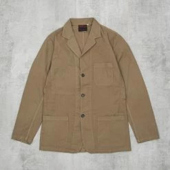 Vetra Overdyed Light Workwear Blazer - Olive