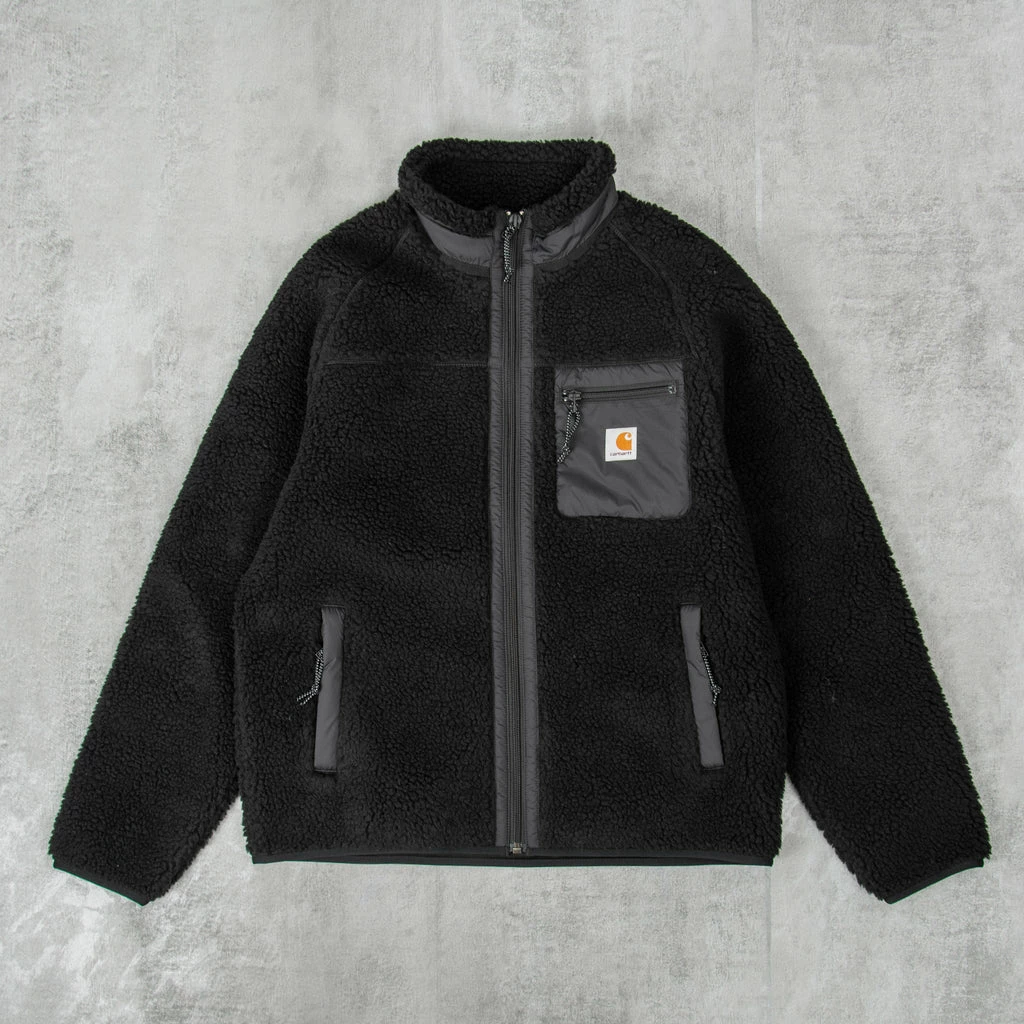 Carhartt WIP Prentis Fleece Liner Jacket - Black / Black 3 Carhartt WIP Prentis Fleece Liner Jacket - Black / Black