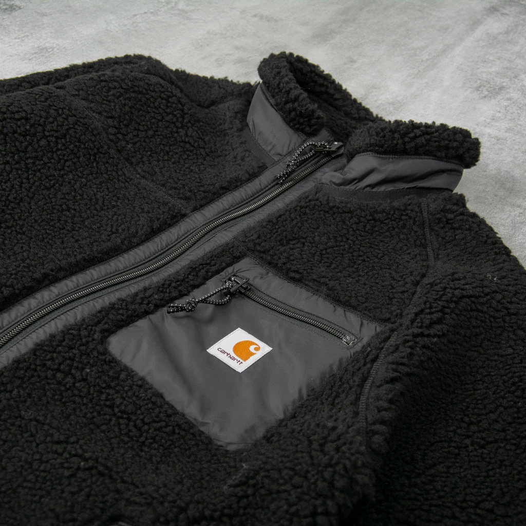 Carhartt WIP Prentis Fleece Liner Jacket - Black / Black 4 Carhartt WIP Prentis Fleece Liner Jacket - Black / Black - Image 2