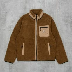 Carhartt WIP Prentis Fleece Liner Jacket - Tawny / Leather
