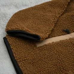 Carhartt WIP Prentis Fleece Liner Jacket - Tawny / Leather -Nudie Barney Shop PrentisFleeceLinerJacket Tawny Leather3 1024x1024