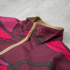 By Parra Secret Garden Reversible Track Top - Wine / Stone -Nudie Barney Shop SecretGardenReversibleTrackTop Wine Stone2 1024x1024