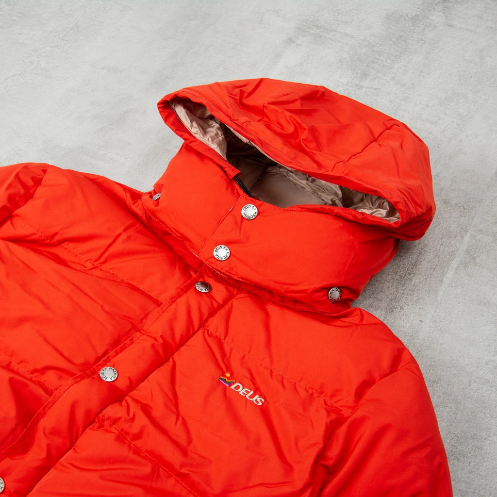 Deus Ex Machina Summit Puffer Jacket - Red Clay 6 Deus Ex Machina Summit Puffer Jacket - Red Clay - Image 4