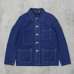 Nudie Barney Shop 13 Vetra Twill Jacket White Thread Style 5W - Hydrone / White