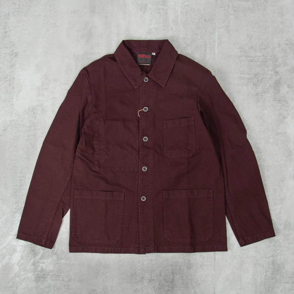 Vetra Twill Workwear Jacket Style 5c - Plum 3 Vetra Twill Workwear Jacket Style 5c - Plum