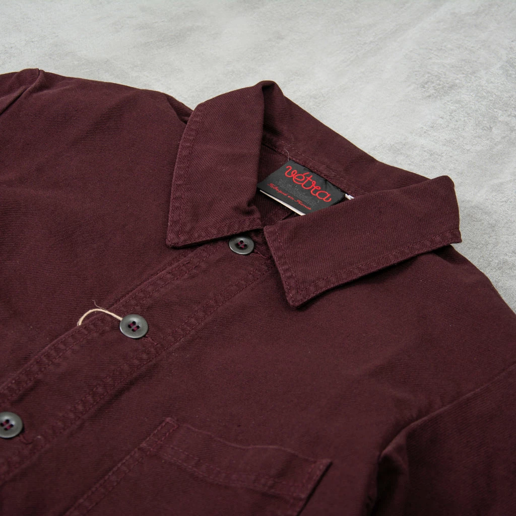 Vetra Twill Workwear Jacket Style 5c - Plum 4 Vetra Twill Workwear Jacket Style 5c - Plum - Image 2