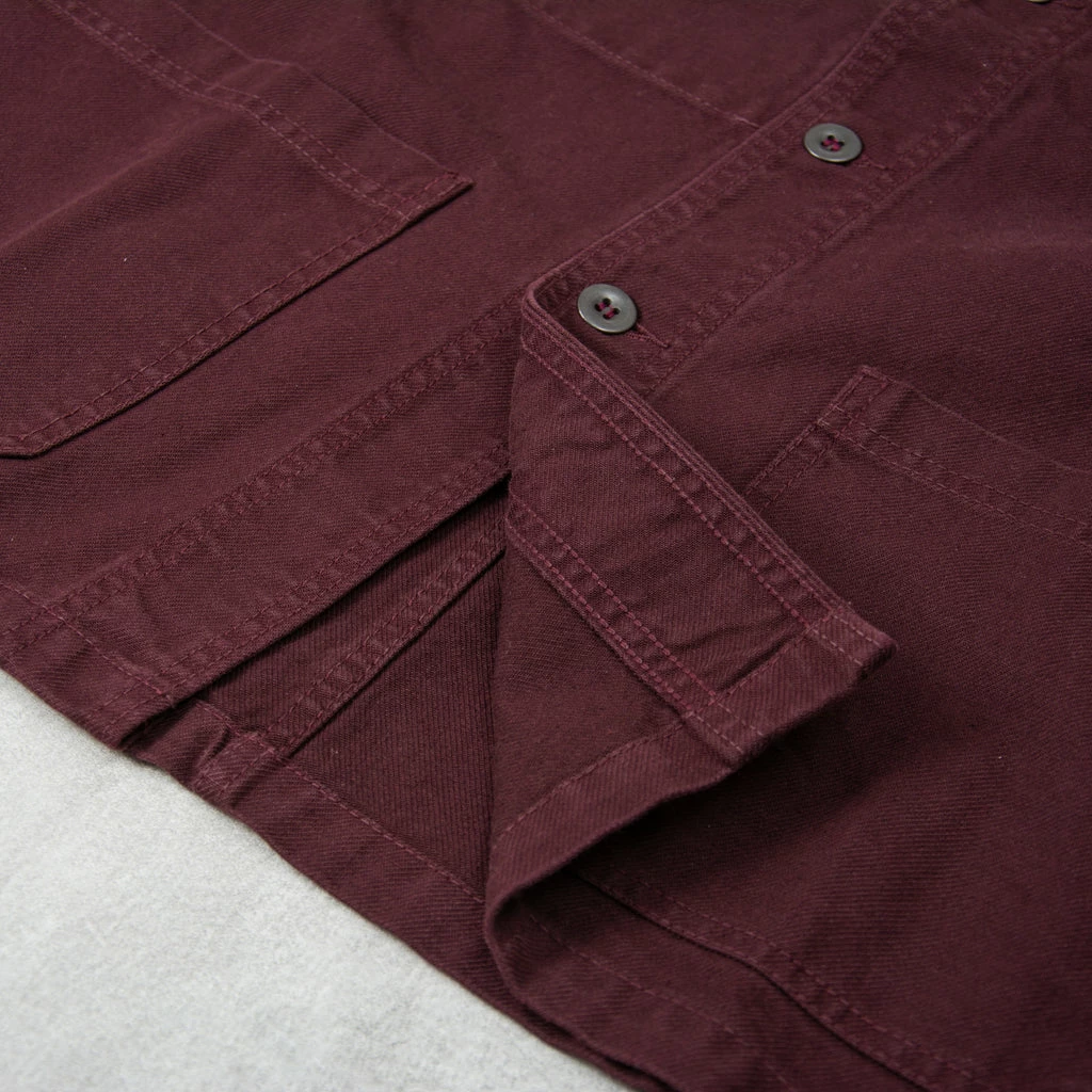 Vetra Twill Workwear Jacket Style 5c - Plum 6 Vetra Twill Workwear Jacket Style 5c - Plum - Image 4