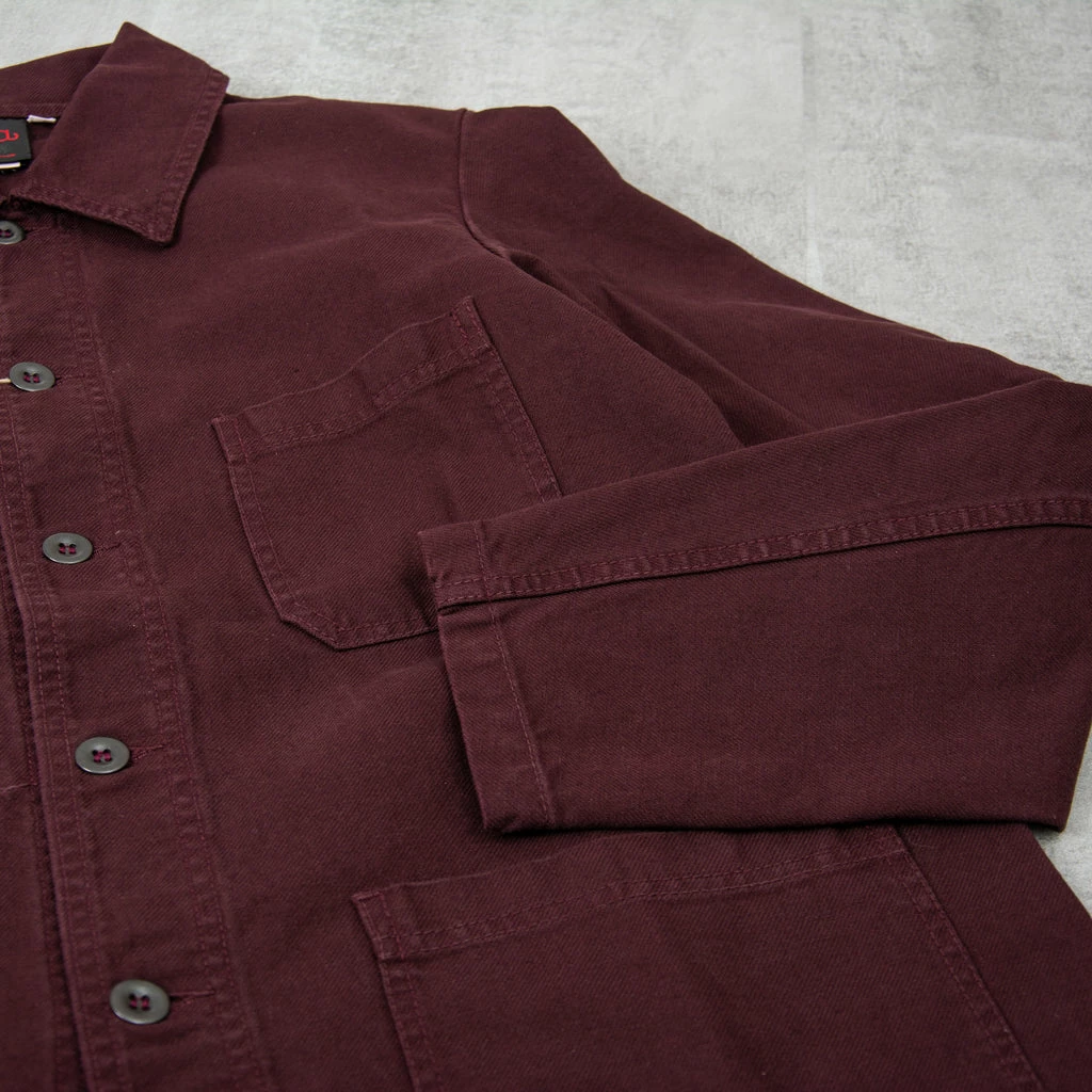 Vetra Twill Workwear Jacket Style 5c - Plum 7 Vetra Twill Workwear Jacket Style 5c - Plum - Image 5