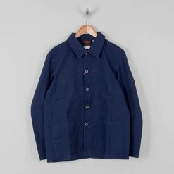 Nudie Barney Shop 7 Vetra Twill Workwear Jacket Style 5c- Navy