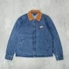 Brixton Utopia Jacket - Worn Denim / Light Brown -Nudie Barney Shop UtopiaJacket WornDenim LightBrown1 1024x1024
