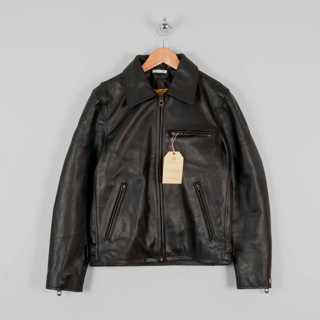 Shangri La Heritage Varenne Leather Jacket MKII - Black 3 Shangri La Heritage Varenne Leather Jacket MKII - Black