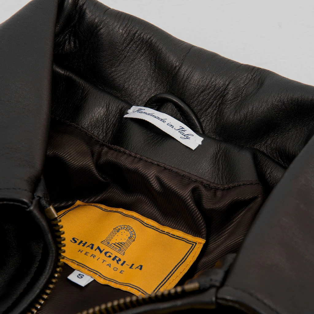 Shangri La Heritage Varenne Leather Jacket MKII - Black 8 Shangri La Heritage Varenne Leather Jacket MKII - Black - Image 6