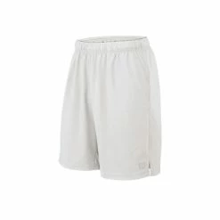 WILSON RUSH 9" WOVEN SHORT 746601 WHITE MENS TENNIS