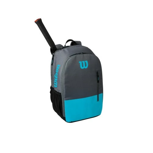 WILSON TEAM BACKPACK 800990 BLUE/GREY TENNIS BAG 3 WILSON TEAM BACKPACK 800990 BLUE/GREY TENNIS BAG
