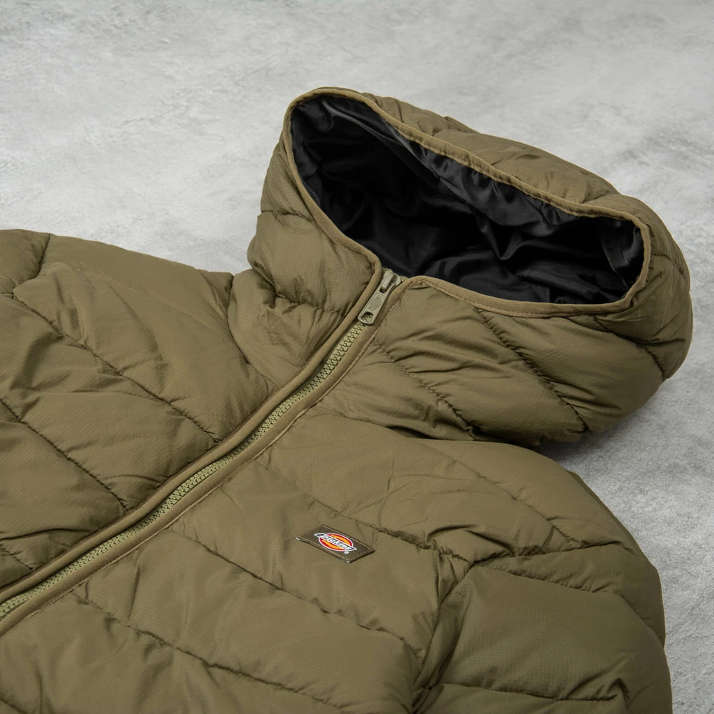 Dickies Waldenberg Mid Layer Jacket - Military Green 4 Dickies Waldenberg Mid Layer Jacket - Military Green - Image 2