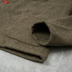 Le Laboureur Wool Work Jacket - Khaki 9 Le Laboureur Wool Work Jacket - Khaki -Nudie Barney Shop WoolWorkJacket Khaki3 1024x1024
