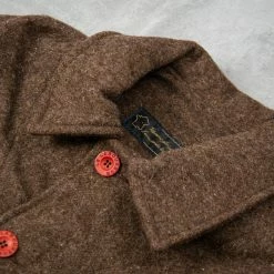 Le Laboureur Wool Work Jacket - Marron Brown 7 Le Laboureur Wool Work Jacket - Marron Brown -Nudie Barney Shop WoolWorkJacket MarronBrown2 1024x1024