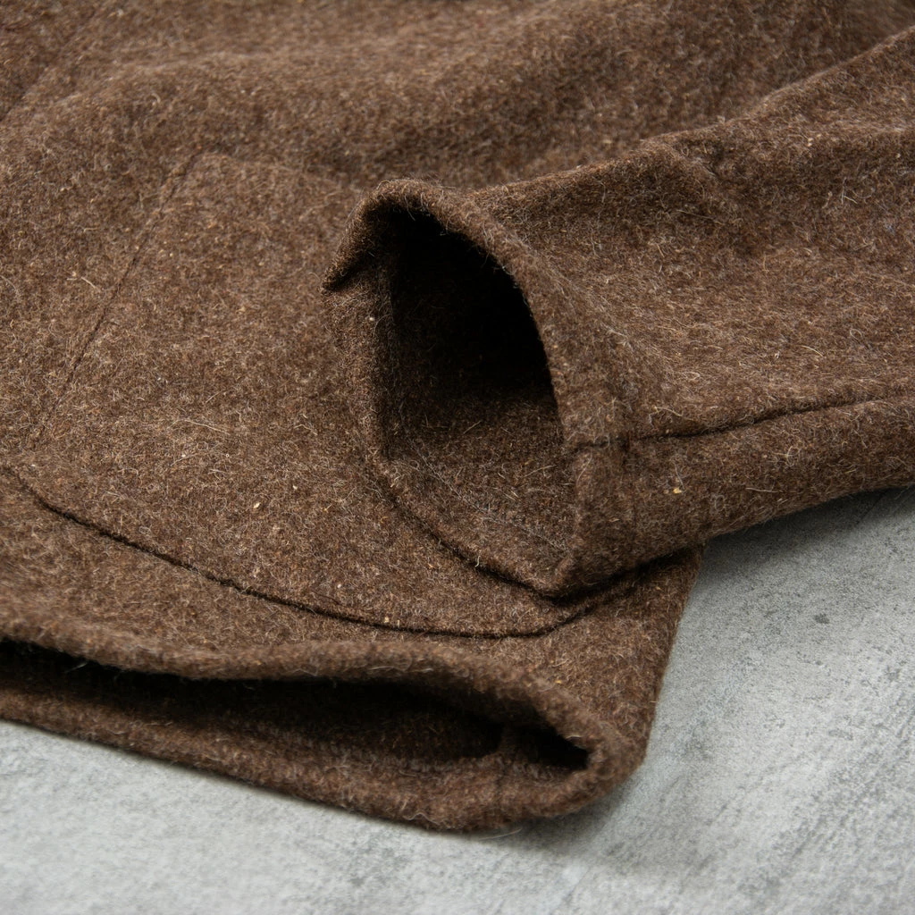 Le Laboureur Wool Work Jacket - Marron Brown 6 Le Laboureur Wool Work Jacket - Marron Brown - Image 4