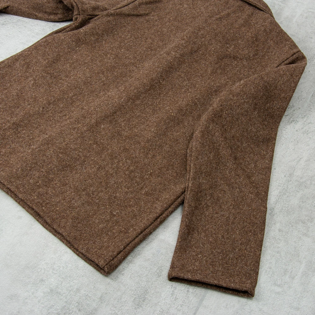 Le Laboureur Wool Work Jacket - Marron Brown 5 Le Laboureur Wool Work Jacket - Marron Brown - Image 3