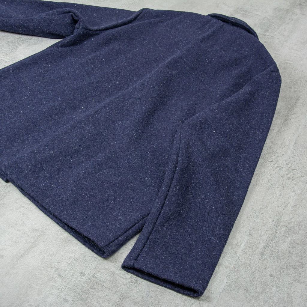 Le Laboureur Wool Work Jacket - Navy 5 Le Laboureur Wool Work Jacket - Navy - Image 3