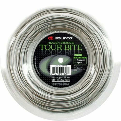 SOLINCO TOUR BITE 1.30MM 200M REEL TENNIS STRING 3 SOLINCO TOUR BITE 1.30MM 200M REEL TENNIS STRING