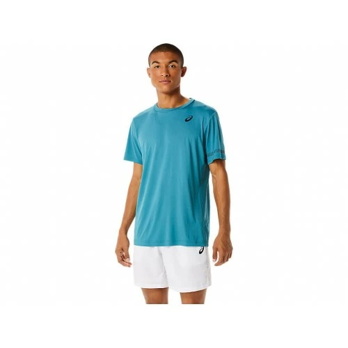 ASICS COURT SS TEE 2041A136-302 MISTY PINE MENS TENNIS 3 ASICS COURT SS TEE 2041A136-302 MISTY PINE MENS TENNIS