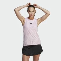 ADIDAS MEL MATCH TANK HU1806 PINK LADIES TENNIS