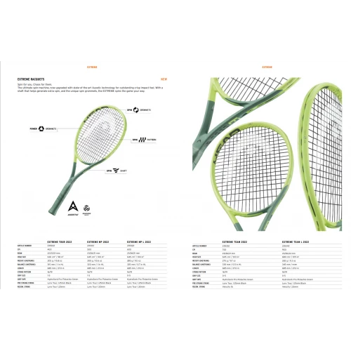 HEAD EXTREME MP L 2022 STRUNG TENNIS RACQUET 5 HEAD EXTREME MP L 2022 STRUNG TENNIS RACQUET - Image 3